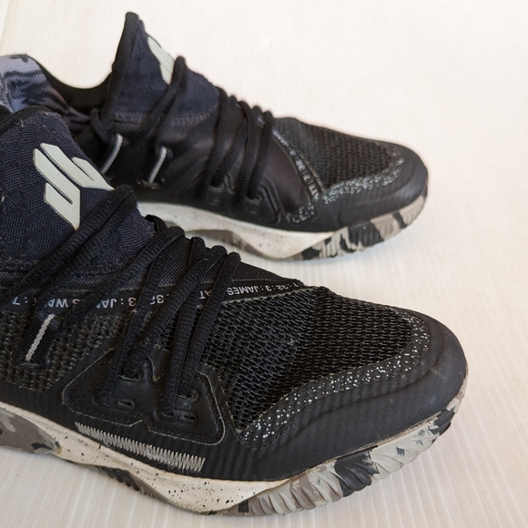 REEBOK men's Jj III Cross Training Black Pure Gray Shoes Sneakers - Picture 6 of 12